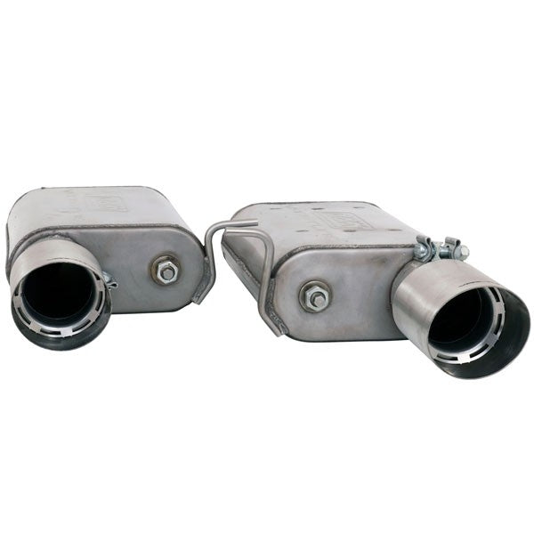 Ford Mustang GT Varitune Complete Cat Back Exhaust Kit With Resonator Delete Pipe 15-17 - BBK Performance