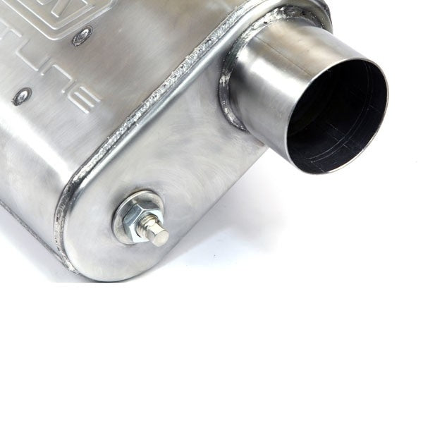 Varitune Adjustable Muffler Double Offset 2.75 Inch Stainless - BBK Performance