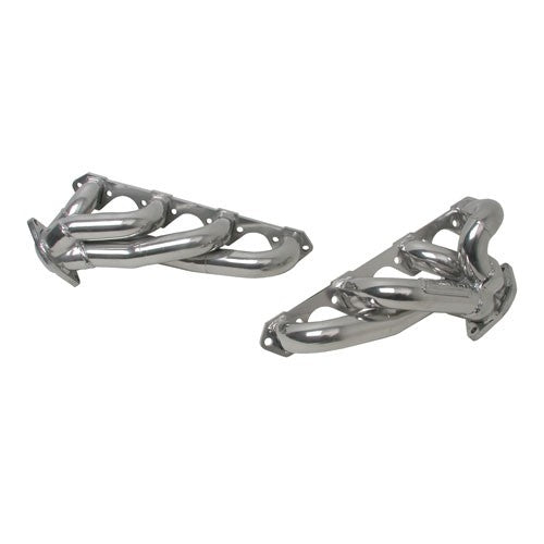 Ford F150 302 5.0 1-5/8 Shorty Exhaust Headers Polished Silver Ceramic 87-95 - Reconditioned - BBK Performance