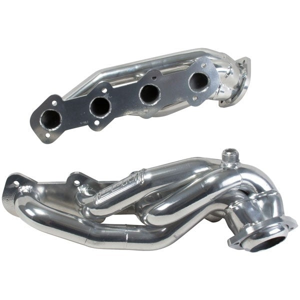 Ford F150 5.4 1-5/8 Shorty Exhaust Headers Polished Silver Ceramic 99-03 - Reconditioned - BBK Performance
