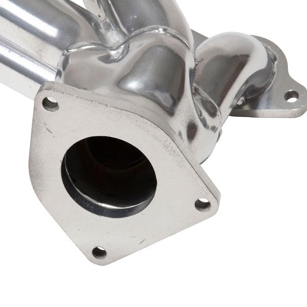 Chevrolet GM Truck SUV 4.8 5.3 1-3/4 Shorty Exhaust Headers Polished Silver Ceramic 99-13 - BBK Performance