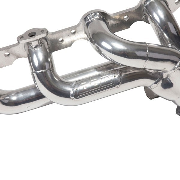 Chevrolet GM Truck SUV 4.8 5.3 1-3/4 Shorty Exhaust Headers Polished Silver Ceramic 99-13 - BBK Performance