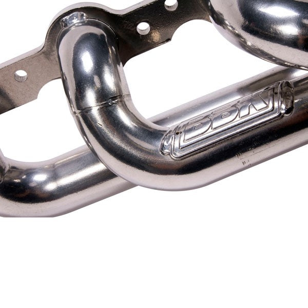 Chevrolet GM Truck SUV 6.0 1-3/4 Shorty Exhaust Headers Polished Silver Ceramic 99-13 - Reconditioned - BBK Performance