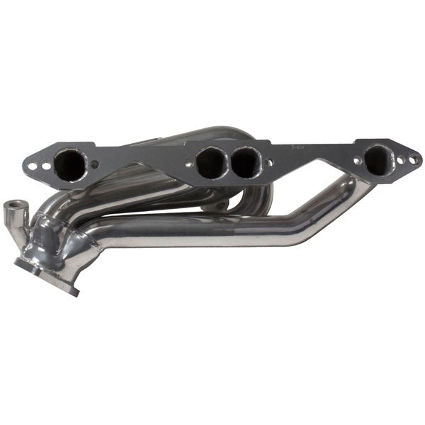 Chevrolet GM Truck SUV 5.0 5.7 1-5/8 Shorty Exhaust Headers Polished Silver Ceramic 96-99 - BBK Performance