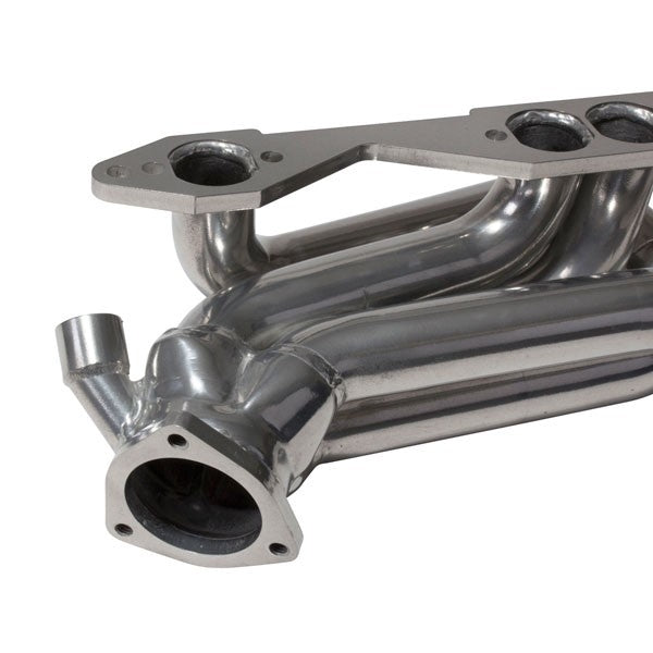 Chevrolet GM Truck SUV 5.0 5.7 1-5/8 Shorty Exhaust Headers Polished Silver Ceramic 96-99 - BBK Performance