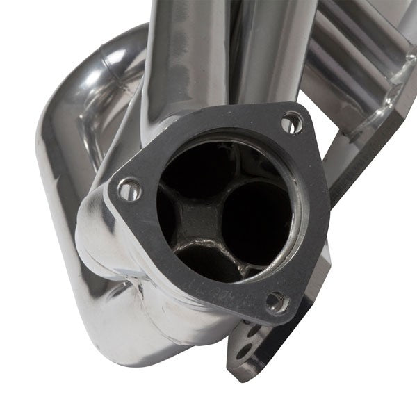 Chevrolet GM Truck SUV 5.0 5.7 1-5/8 Shorty Exhaust Headers Polished Silver Ceramic 96-99 - BBK Performance