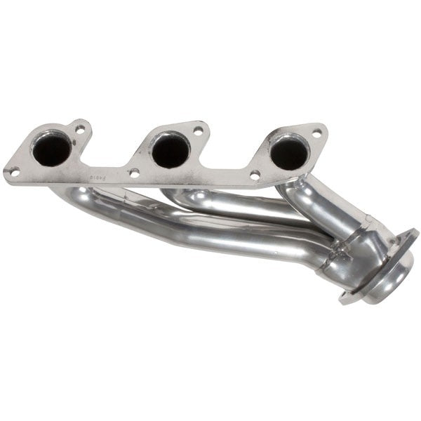 Ford Mustang V6 1-5/8 Shorty Exhaust Headers Polished Silver Ceramic 05-10 - BBK Performance
