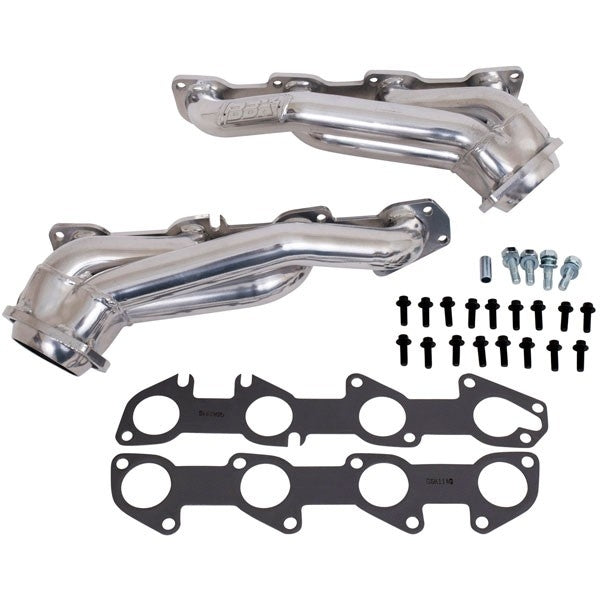 Dodge Charger 300C 5.7 Hemi 1-3/4 Shorty Exhaust Headers Polished Silver Ceramic 05-08 - BBK Performance
