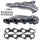 Dodge Challenger Charger 5.7 Hemi 1-3/4 Shorty Exhaust Headers Polished Silver Ceramic 09-23 - BBK Performance