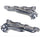 Dodge Challenger Charger 5.7 Hemi 1-3/4 Shorty Exhaust Headers Polished Silver Ceramic 09-23 - BBK Performance