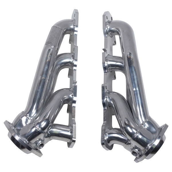 Dodge Challenger Charger 5.7 Hemi 1-3/4 Shorty Exhaust Headers Polished Silver Ceramic 09-23 - Reconditioned - BBK Performance
