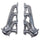 Dodge Challenger Charger 5.7 Hemi 1-3/4 Shorty Exhaust Headers Polished Silver Ceramic 09-23 - BBK Performance