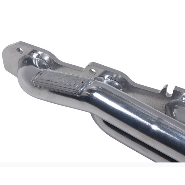 Dodge Challenger Charger 5.7 Hemi 1-3/4 Shorty Exhaust Headers Polished Silver Ceramic 09-23 - Reconditioned - BBK Performance