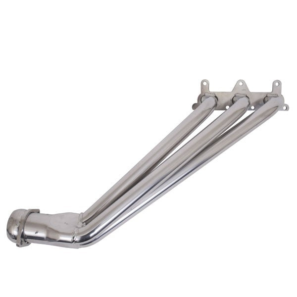 Chevrolet Camaro V6 1-5/8 Long Tube Exhaust Headers With High Flow Cats Polished Silver Ceramic 10-11 - BBK Performance