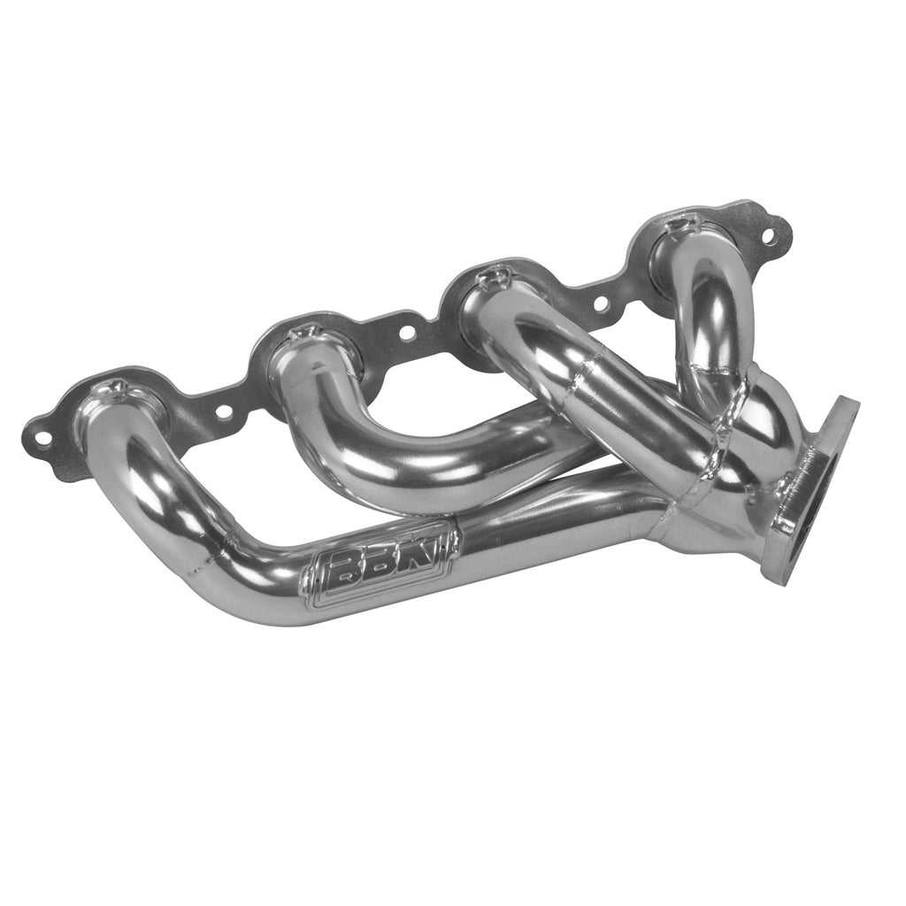 Chevrolet GM Truck 5.3 6.2 1-3/4 Shorty Exhaust Headers Polished Silver Ceramic 14-18 - BBK Performance