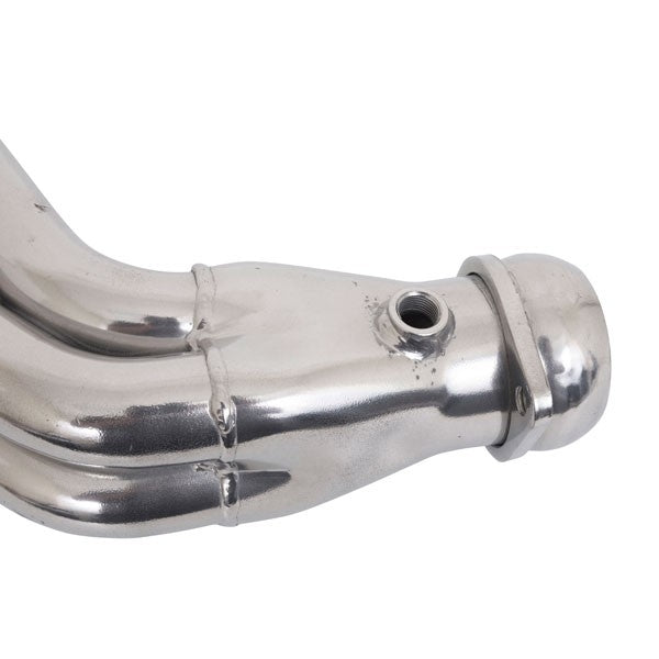 Chevrolet Camaro SS 1-7/8 Long Tube Exhaust Headers With High Flow Cats Polished Silver Ceramic 10-15 - BBK Performance