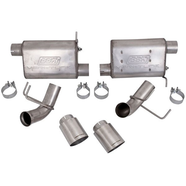 Ford Mustang GT 5.0 Varitune Axle Back Exhaust Kit Stainless 11-14 - BBK Performance