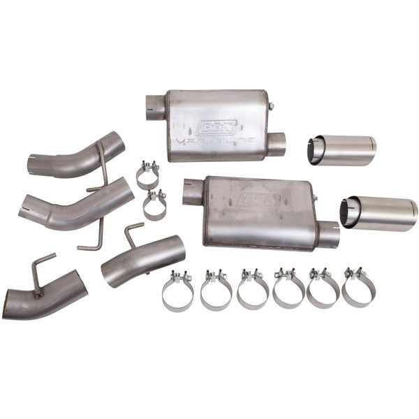 Chevrolet Camaro SS 6.2 Coupe Varitune Axle Back Exhaust Kit Stainless 10-15 - BBK Performance
