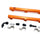 Dodge Challenger Charger 300C Magnum 5.7 and 6.1 Hemi High Flow Billet Aluminum Fuel Rails 05-14 - BBK Performance