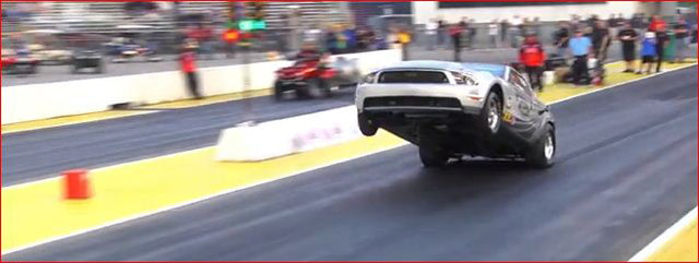 Massive Wheel Stand From Mustang Cobra Jet By Chris Holbrook At The Track