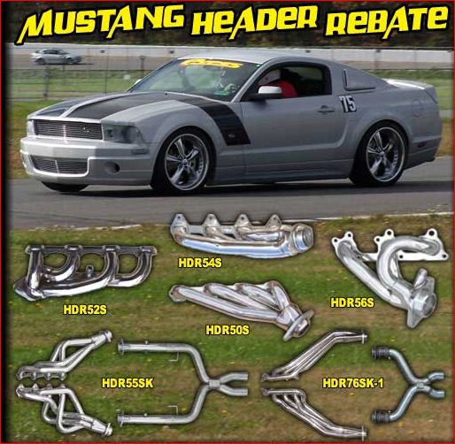 Pypes Mustang Exhaust Header Rebates Now Through December 31st