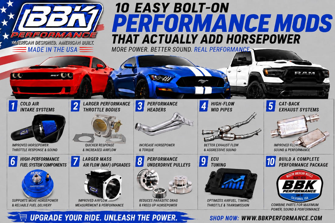 10 Easy Bolt-On Performance Mods That Actually Add Horsepower