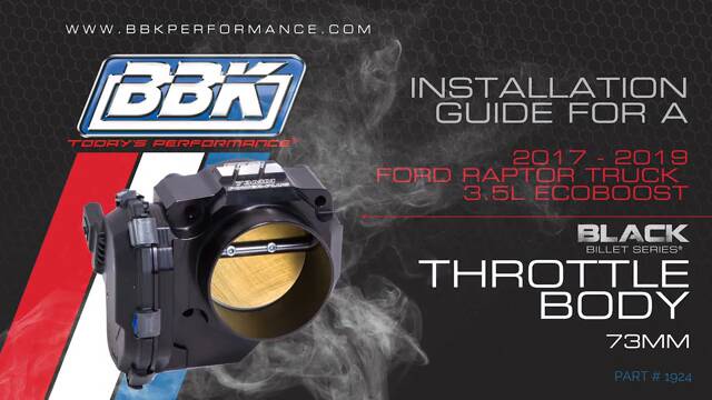 2017-2019 Ford F150 Raptor Throttle Body Installation Video