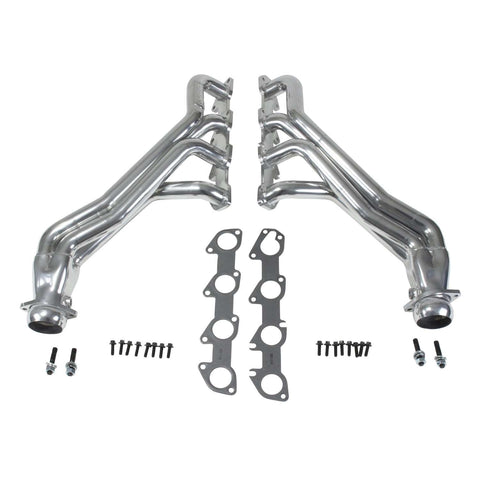 Dodge Charger Challenger SRT8 HellCat 6.2 1-7/8 Full Length Exhaust Headers Polished Silver Ceramic 06-23 - BBK Performance