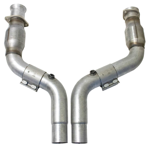 Dodge Challenger Charger 6.1 6.2 6.4 Short Mid Pipe With High Flow Cats 05-23 - BBK Performance