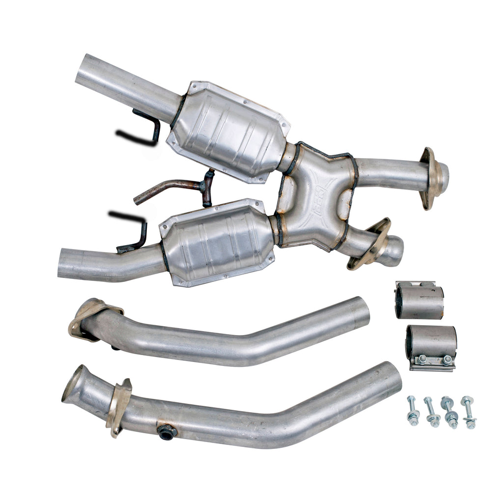 Ford Mustang 5.0L 2-1/2" Catted X-Pipe (86-93)