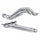 Polished silver ceramic BBK Performance long tube exhaust headers for Ford F150 5.0 Coyote 2011-2014 truck engine.