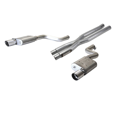 Ford Mustang GT Varitune Complete Cat Back Exhaust Kit With Resonator Delete Pipe 15-17 - Reconditioned