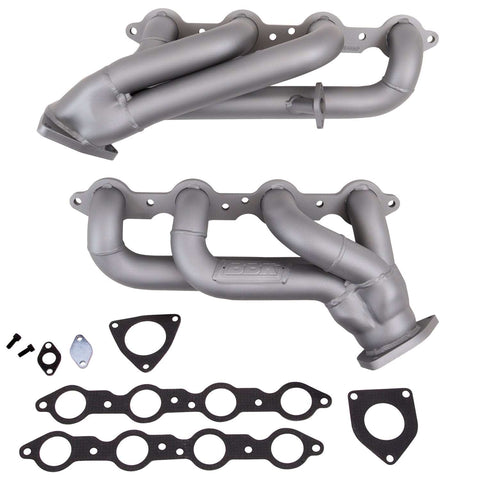 Chevrolet GM Truck SUV 6.0 1-3/4 Shorty Exhaust Headers Titanium Ceramic 99-13 - BBK Performance