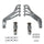 BBK 40440 2-3/4 Long Tube Headers Polished Ceramic and 40441 High Flow Converters for Chevrolet Camaro SS 6.2 LT1 - BBK Performance