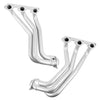 Jeep Wrangler 3.8 1-5/8 Long Tube Exhaust Headers With High Flow Cats Polished Silver Ceramic 07-11 - BBK Performance