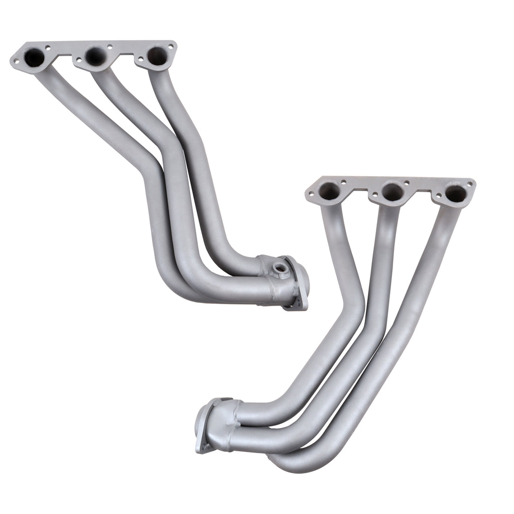 Jeep Wrangler 3.8 1-5/8 Long Tube Exhaust Headers With High Flow Cats Titanium Ceramic 07-11 - BBK Performance