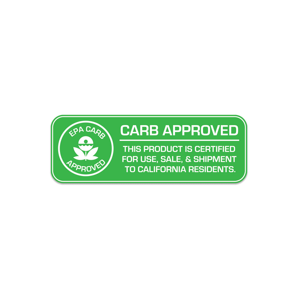 CARB Sticker EO# D-245-8 50 STATE Legal Part - BBK Performance