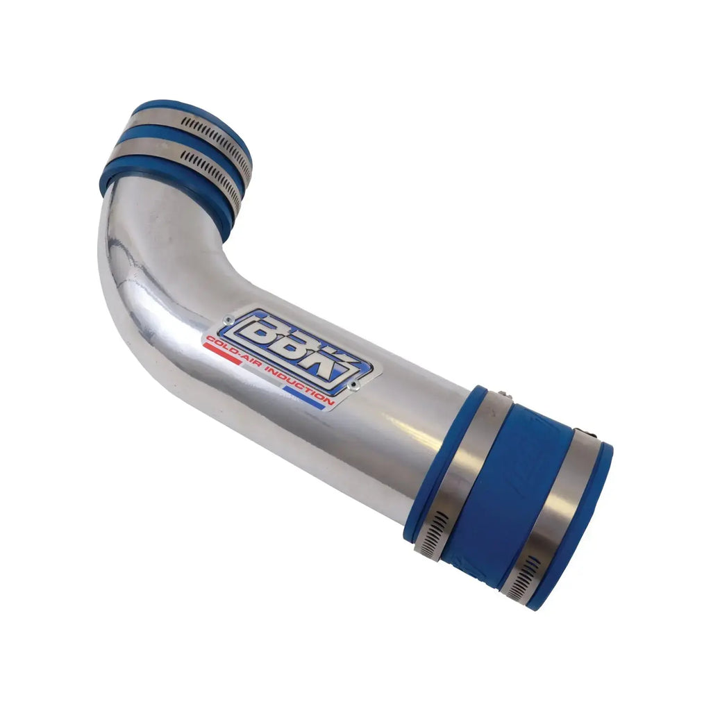 Ford Mustang 5.0 Cold Air Intake Kit Non Fender well Powder Coated Chrome 86-93 - Reconditioned - BBK Performance