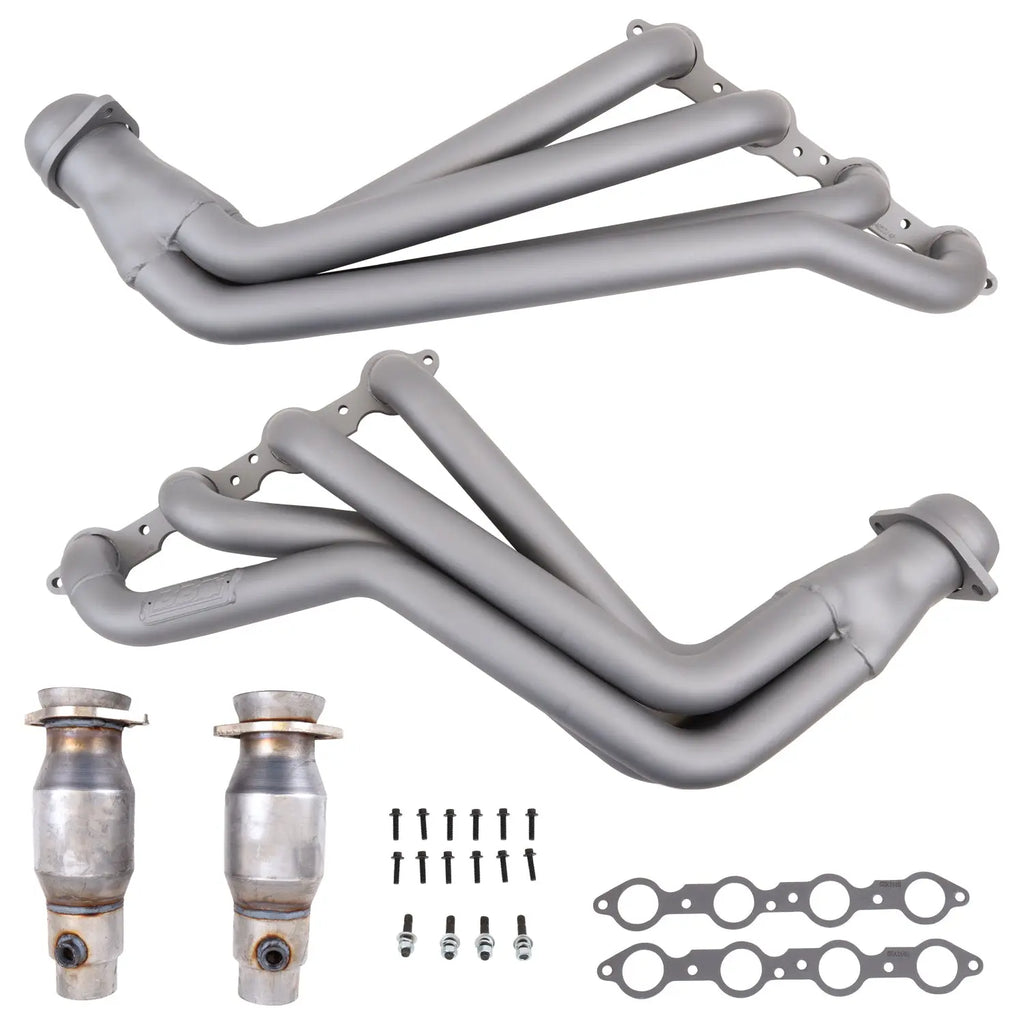 Chevrolet Camaro SS 1-7/8 Long Tube Exhaust Headers With High Flow Cats Titanium Ceramic 10-15 - Reconditioned - BBK Performance