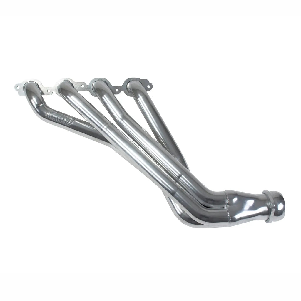 BBK 40440 2-3/4 Long Tube Headers Polished Ceramic and 40441 High Flow Converters for Chevrolet Camaro SS 6.2 LT1 - BBK Performance