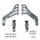 BBK 40440 2-3/4 Long Tube Headers Polished Ceramic and 40441 High Flow Converters for Chevrolet Camaro SS 6.2 LT1 - BBK Performance