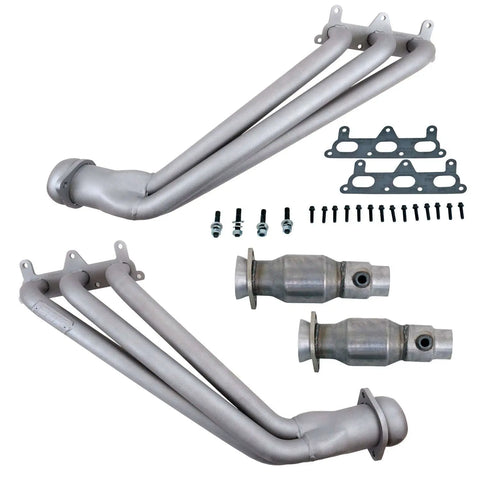 Chevrolet Camaro V6 1-5/8 Long Tube Headers With High Flow Cats Titanium Ceramic 10-11 - BBK Performance