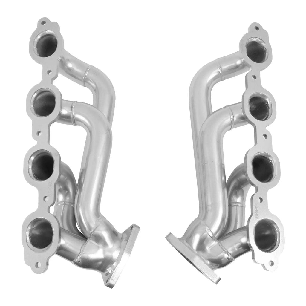 Chevrolet Full Size Truck 5.3/6.2L 1-3/4” Shorty Exhaust Headers – Polished Silver Ceramic 19-23 - BBK Performance