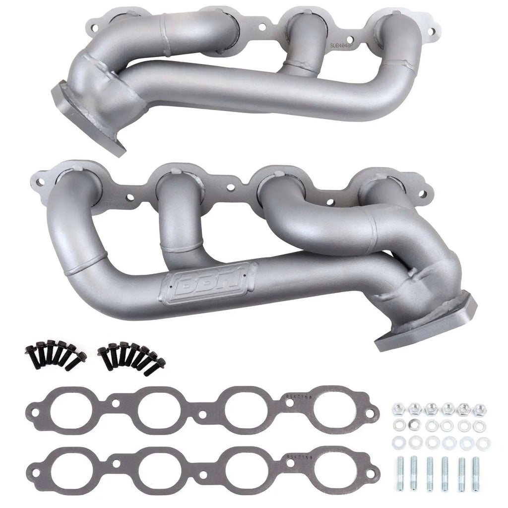 Chevrolet Full Size Truck 5.3/6.2L 1-3/4” Shorty Exhaust Headers – Titanium Ceramic 19-23 - BBK Performance