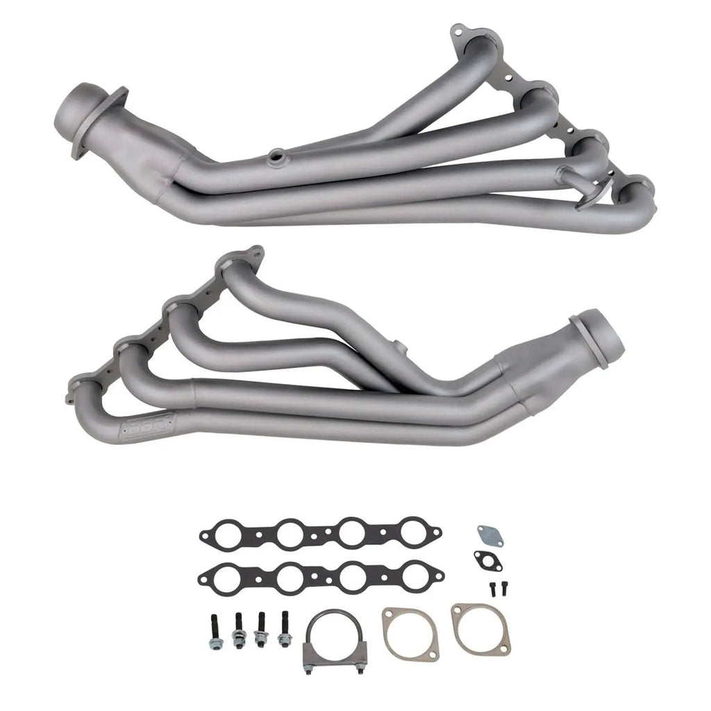 Chevrolet GM 4.8 5.3 6.0 Truck 1-3/4 Long Tube Exhaust Headers Titanium Ceramic 99-02 - Reconditioned - BBK Performance