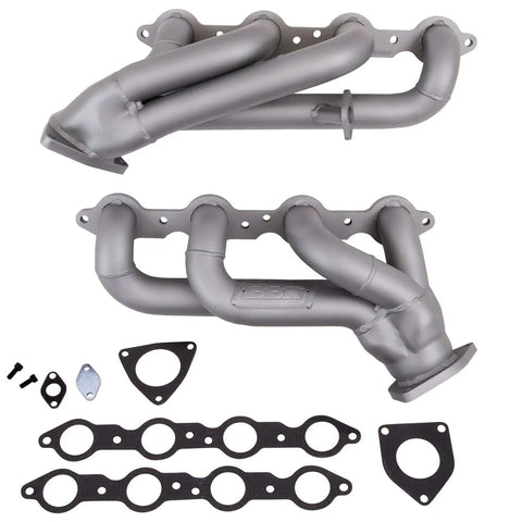 Chevrolet GM Truck SUV 6.0 1-3/4 Shorty Exhaust Headers Titanium Ceramic 99-13 - Reconditioned - BBK Performance