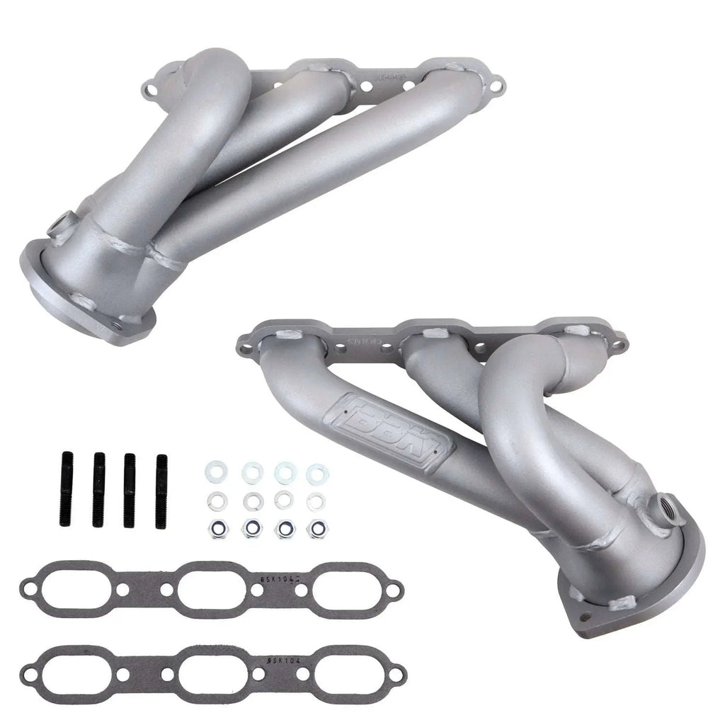 Dodge Challenger Charger 300 V6 3.5 1-5/8 Shorty Headers - Titanium Ceramic 06-10 - BBK Performance