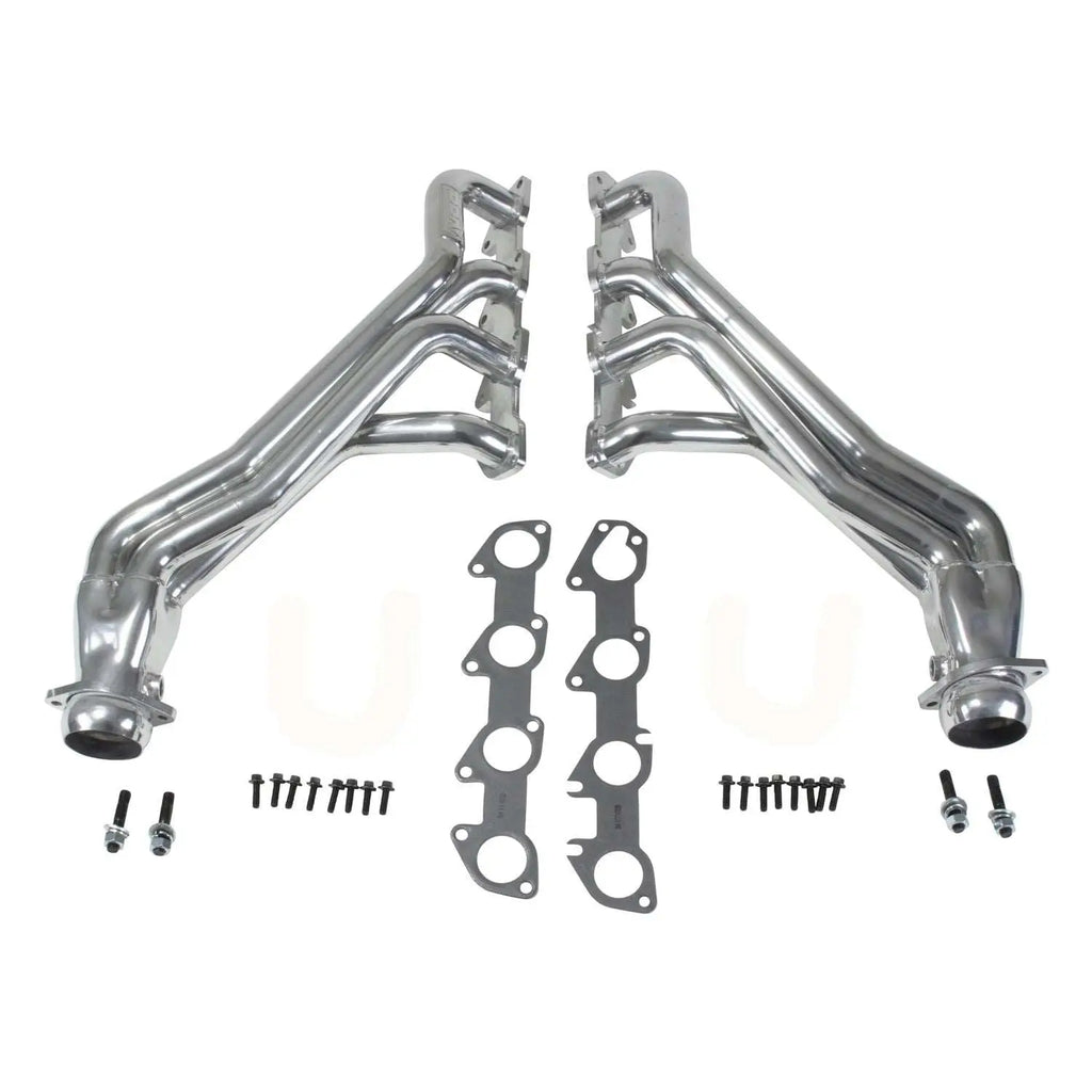 Dodge Challenger Charger 5.7 Hemi 1-3/4 Long Tube Exhaust Headers Polished Silver Ceramic 05-08 - BBK Performance