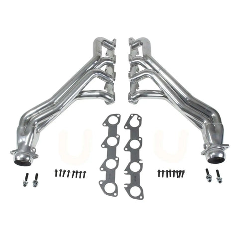 Dodge Challenger Charger 5.7 Hemi 1-3/4 Long Tube Exhaust Headers Polished Silver Ceramic 05-08 - Reconditioned - BBK Performance