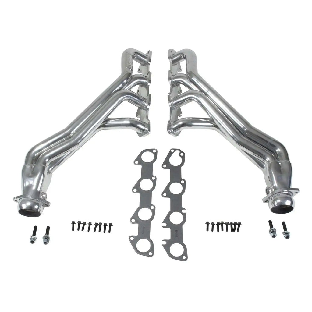 Dodge Charger Challenger SRT8 HellCat 6.2 1-7/8 Full Length Exhaust Headers Polished Silver Ceramic 06-23 - BBK Performance
